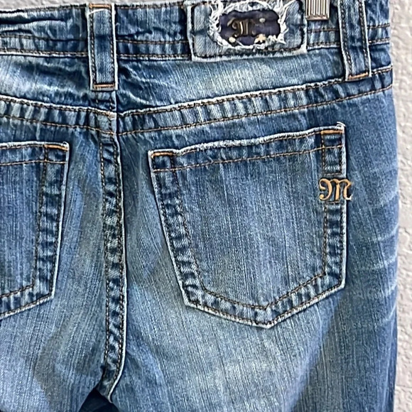 Miss Me Distressed Boyfriend Ankle Denim Jeans Size 27 - Picture 6 of 9